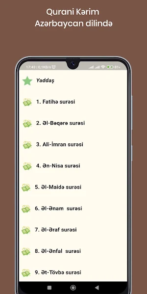 Qurani Kərim (Səsli) Screenshot 3
