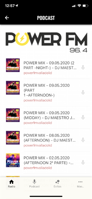 Power FM valladolid Screenshot 2