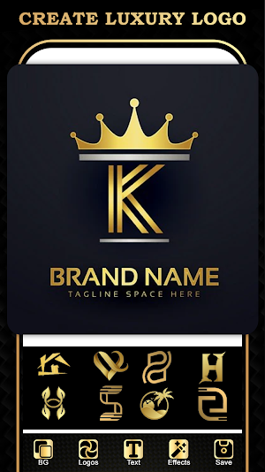 Luxury Logo Maker, Logo Design Screenshot 1