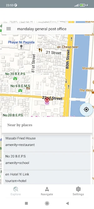 Mandalay Myanmar Offline Map Screenshot 0