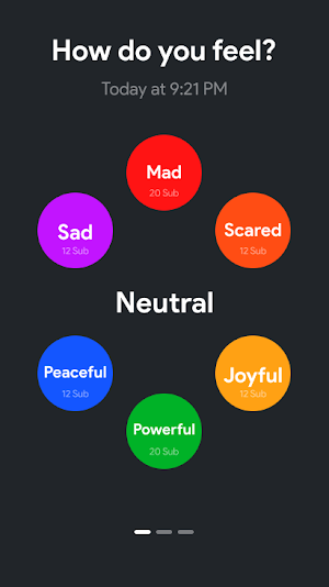 Moodwheel - Advanced Mood Tracker Screenshot 2