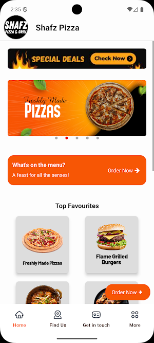 Shafz Pizza and Grill Screenshot 0