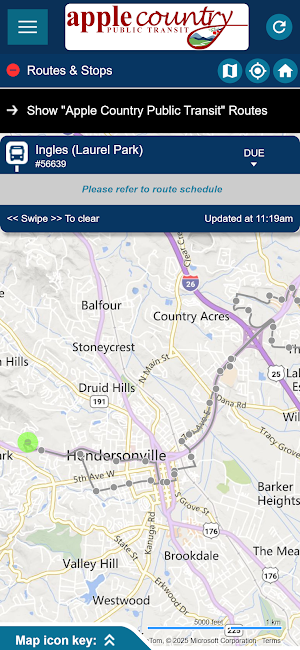 Apple Country Public Transit Screenshot 1