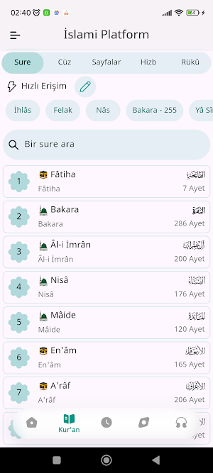 Endülüs: Kuran, Hadis ve Namaz Screenshot 1