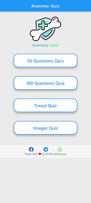 Anatomy Quiz Offline App Screenshot 0
