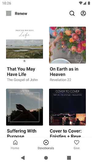 Renew Devotionals Screenshot 1