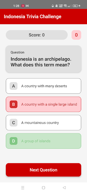 Indonesia Trivia Challenge Screenshot 2