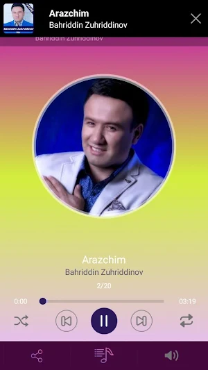 Bahriddin Zuhriddinov qo'shiqlari Screenshot 2