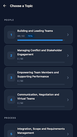 PMP Exam Prep Screenshot 1