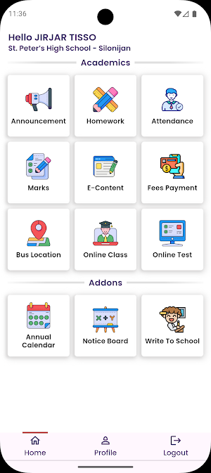 St. Peter’s High School Screenshot 1