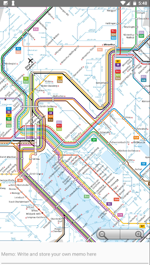 Zurich Metro Bus Tour Map Screenshot 1