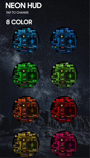 Neon HUD Screenshot 1
