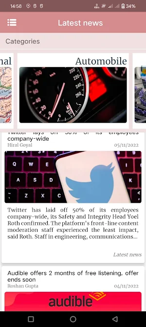 Last News Screenshot 2