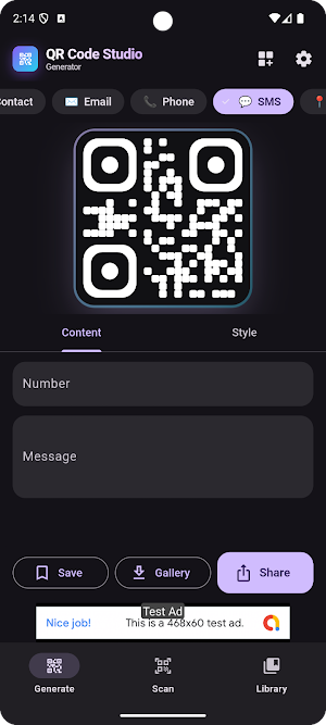 QR Code Studio Screenshot 3