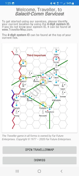 Traveller Quest Generator Screenshot 1