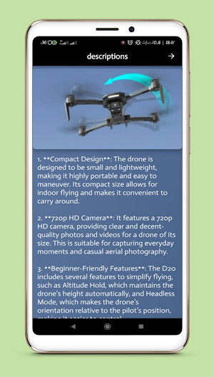 deerc d20 mini drone guide Screenshot 1
