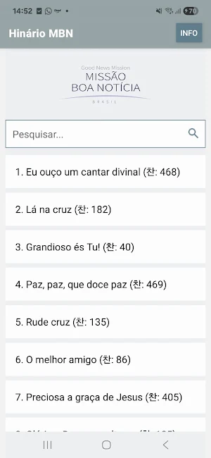 Hinário MBN Screenshot 2