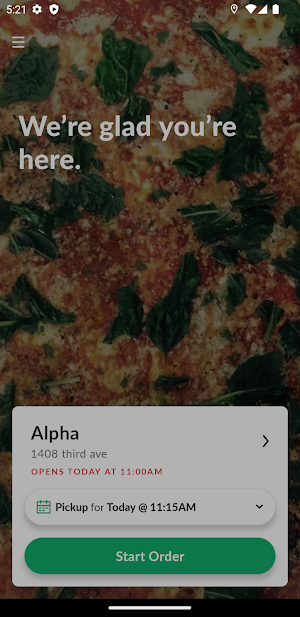 Alpha Pizza & Sub Shop Screenshot 1