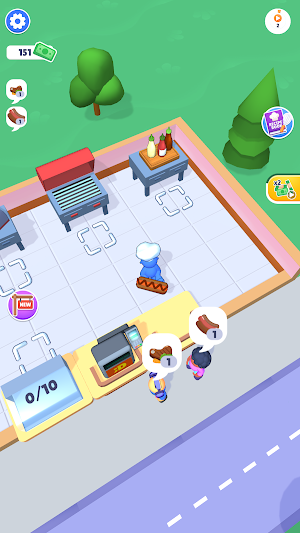 Pocket Eatery: Idle Diner Chef Screenshot 2