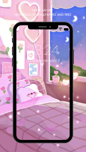 Pink Aesthetic Wallpaper Screenshot 2