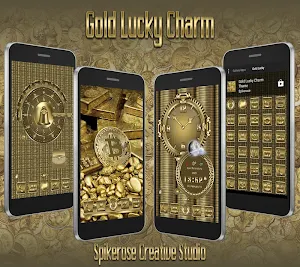 Gold Lucky Charm theme Screenshot 1