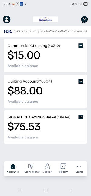 Calhoun Banks Mobile Screenshot 1