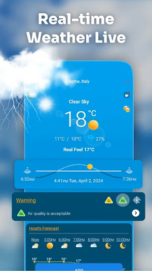 Accurate Weather: Live Weather Screenshot 0