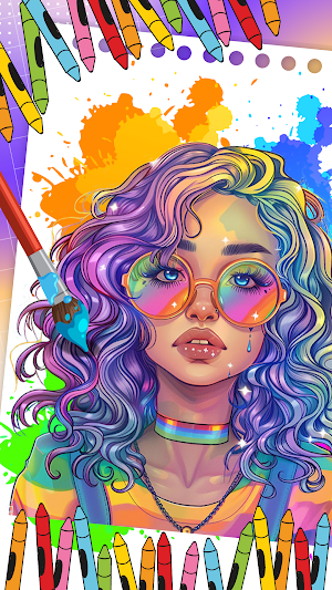 Coloring Book - Cute Coloring Screenshot 2