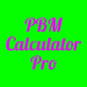 PBM Calculator Pro Screenshot 0