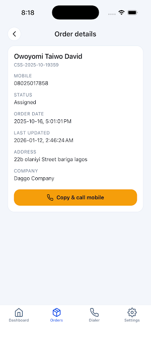 PBX Mobile Screenshot 2