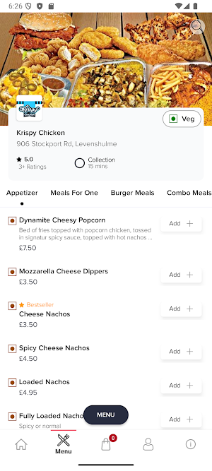 Krispy Chicken Screenshot 2