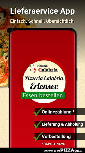 Pizzeria Calabria Erlensee Screenshot 0