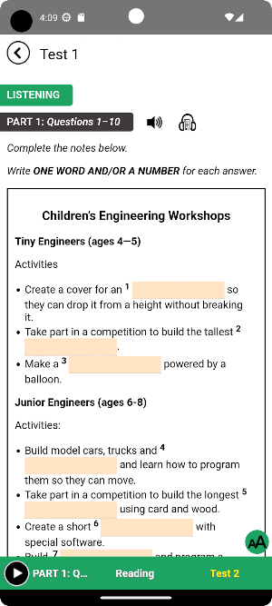 IELTS Academic 16 Screenshot 1