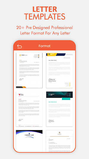 Letter Templates Offline Screenshot 3