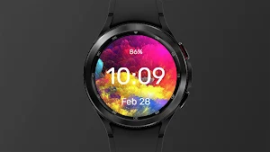 Play of colors - Watch Face Screenshot 2