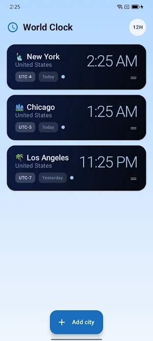 World Hour Pulse Clock Screenshot 3