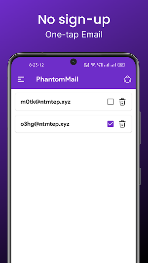 Phantom Mail – Temporary Email Screenshot 3