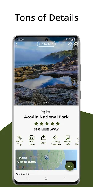 NPS Parks Screenshot 1
