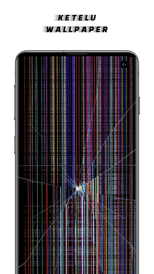 Cracked Screen Wallpaper Screenshot 0