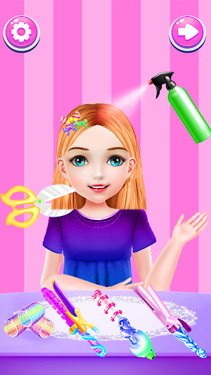 Cute Dolls Hair Spa Contest Screenshot 2