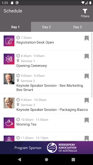 Think Business Events Screenshot 2