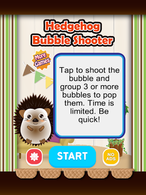 Hedgehog Bubble Shooter Screenshot 3