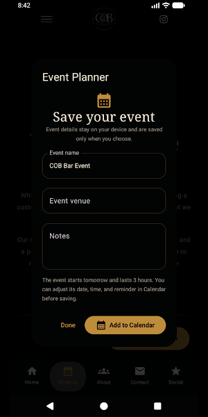 COB Bar Screenshot 3