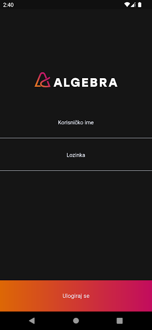 Algebra učilište Screenshot 0