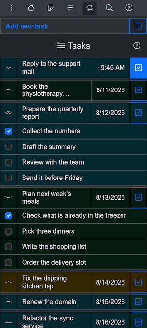 OpenHabitTracker Screenshot 2