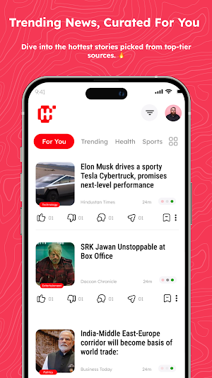 Headlyne: Quick Reads Screenshot 0