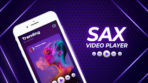 Sax Video Player - All Format HD Video Player 2021 Screenshot 0