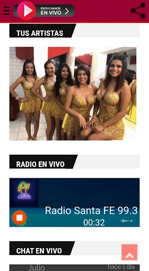 Radio Santa Fe Tucume Screenshot 2