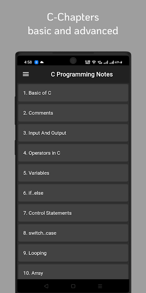 C Programming Notes Screenshot 2