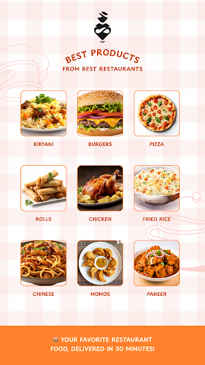Jinne - Food Delivery Screenshot 1